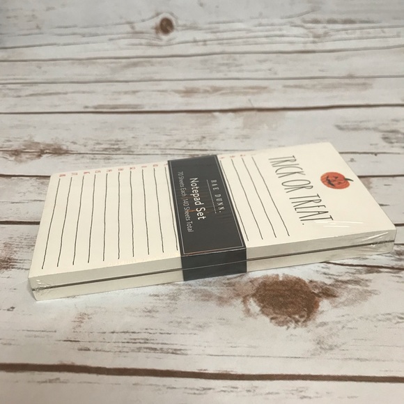 Rae Dunn TRICK OR TREAT Notepad Set - Picture 6 of 7